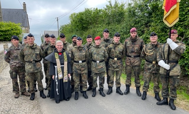 Fr. James McCurry OFM with German cadets