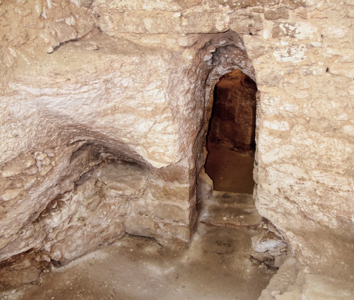 Ruins Sisters of Nazareth site in Nazareth