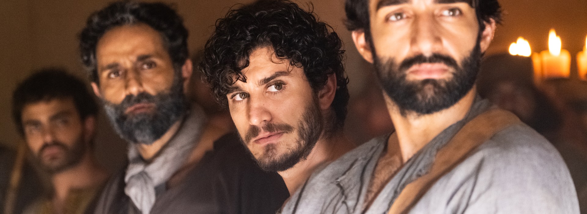 Nathaniel, Zebedee, John, and Big James in The Chosen