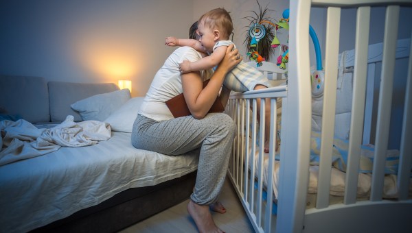 mom child baby night service motherhood