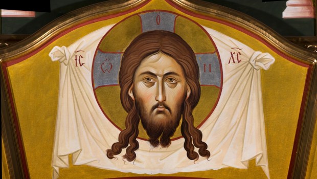 Ikona Jezusa Chrystusa w Odessie na Ukrainie