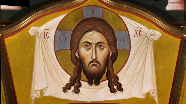 Ikona Jezusa Chrystusa w Odessie na Ukrainie