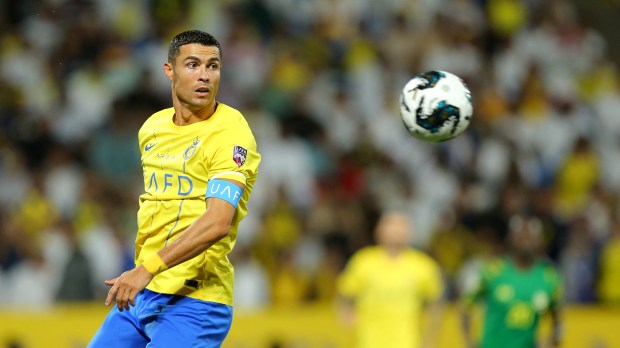 Cristiano Ronaldo podczas meczu w barwach Al-Nassr