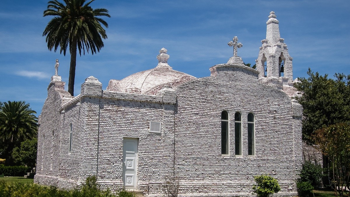 Church of Shells in La Toja, Spain