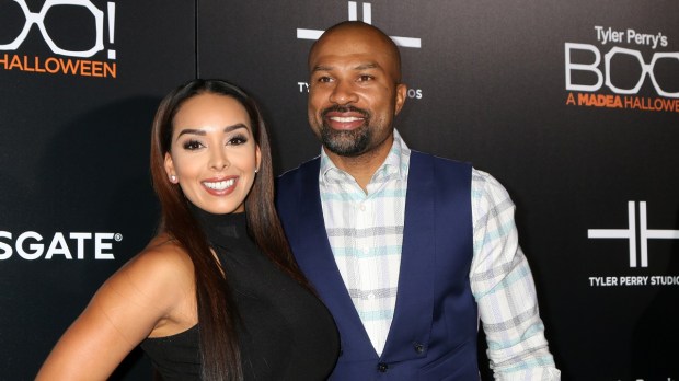 Derek Fisher and wife