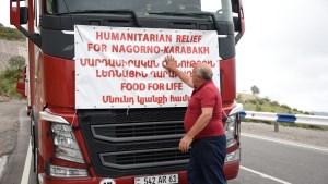 Humanitarian truck for Nagorno-Karabakh