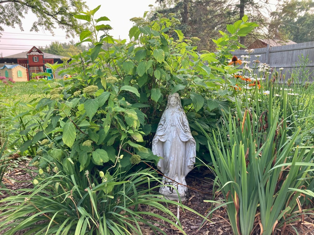 Mary-statue-garden