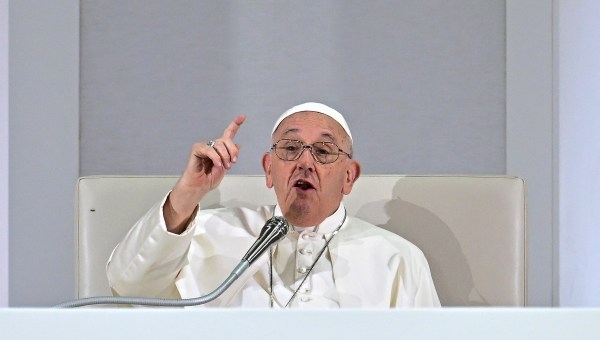 Pope Francis World Youth Days vigil with young people in Tejo Park