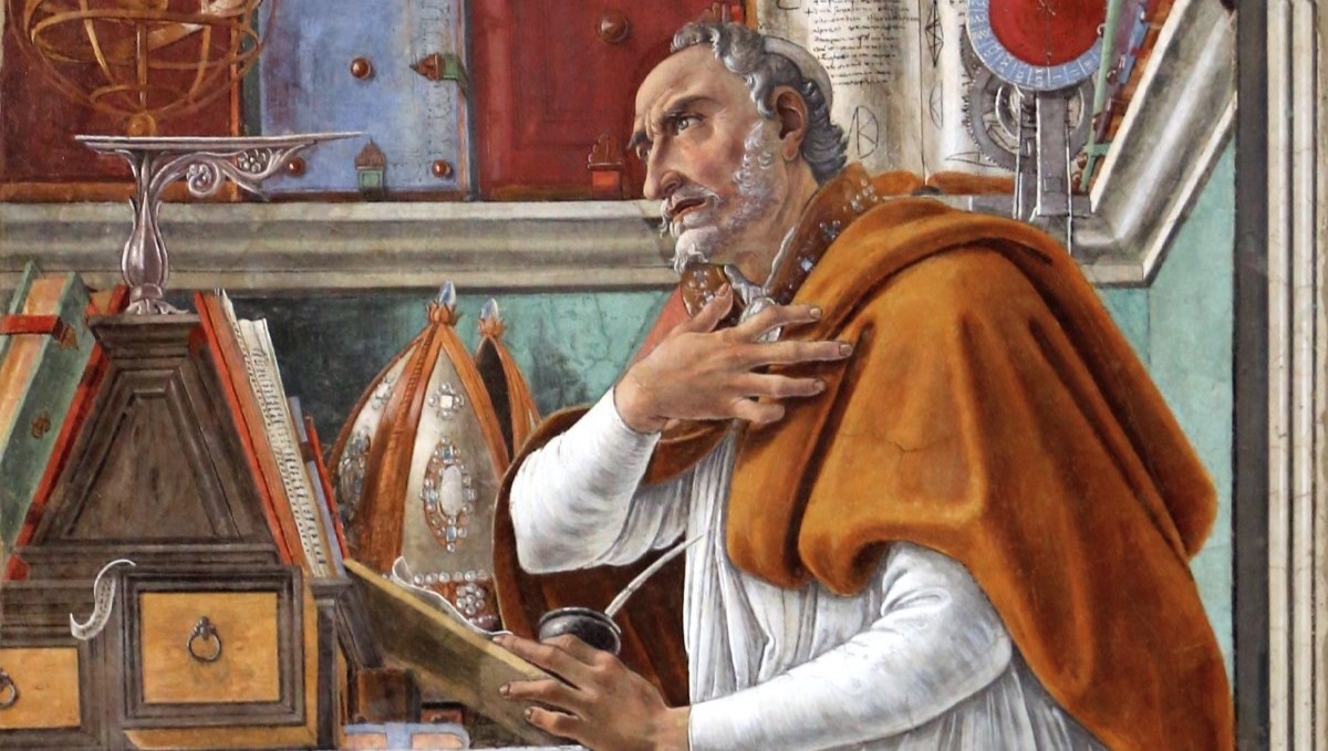 Saint Augustine in His Study, Sandro Botticelli,1480, detail
