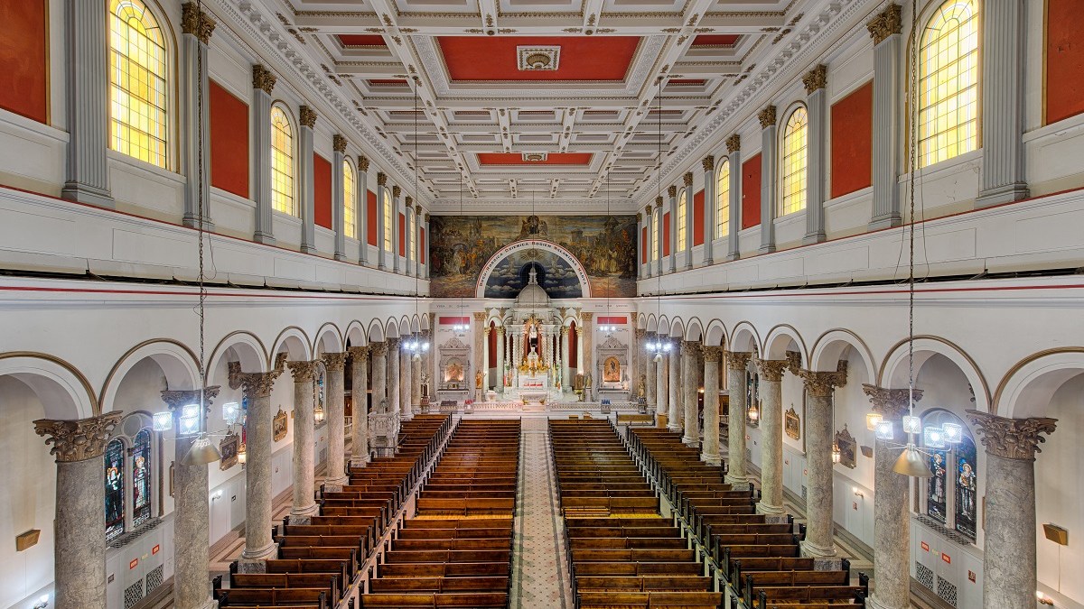 St. Adalbert's church in Chicago, interior