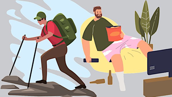 Active versus inactive leisure