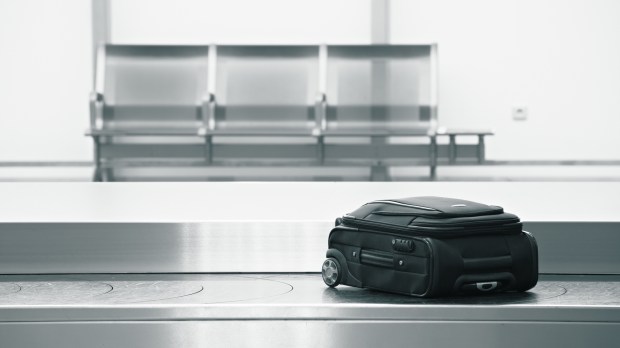 baggage claim suitcase