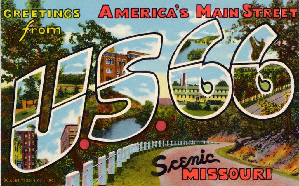 Postcard Route 66, Missouri