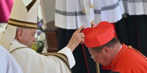 Pope with new cardinals considers Holy Spirit&#8217;s humor (Full text)