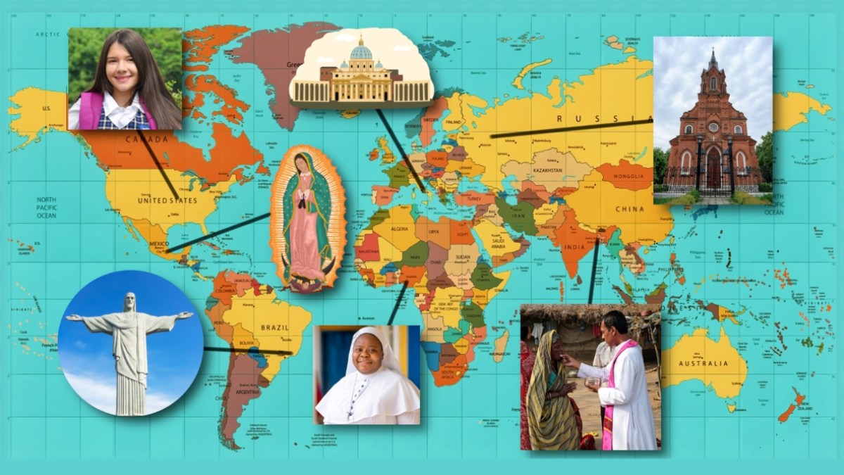 World map of Catholic culture