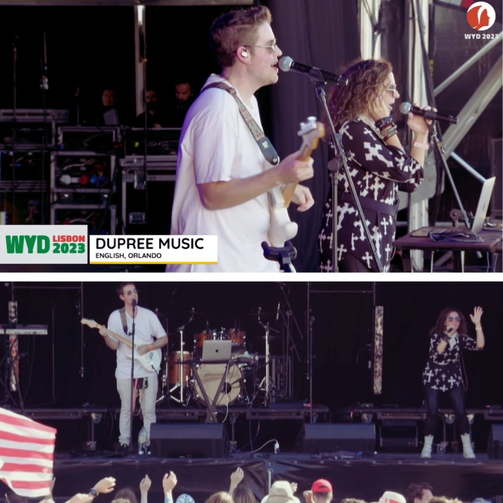 DUPREE live at WYD 2023, Lisbon