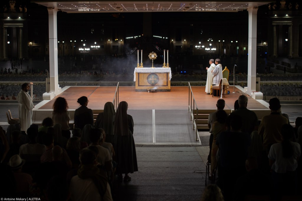 Eucharistic Adoration prayer St Peter's Square