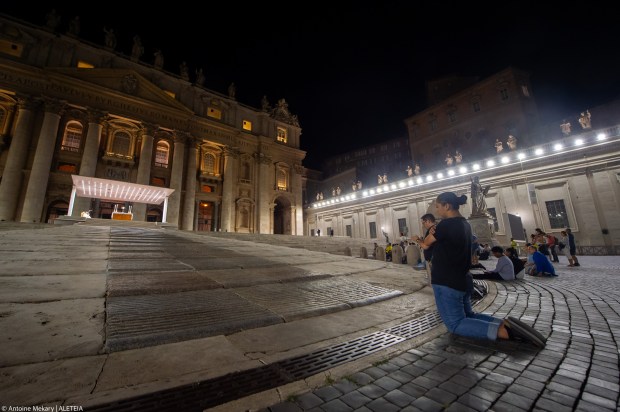 Eucharistic Adoration prayer St Peter's Square