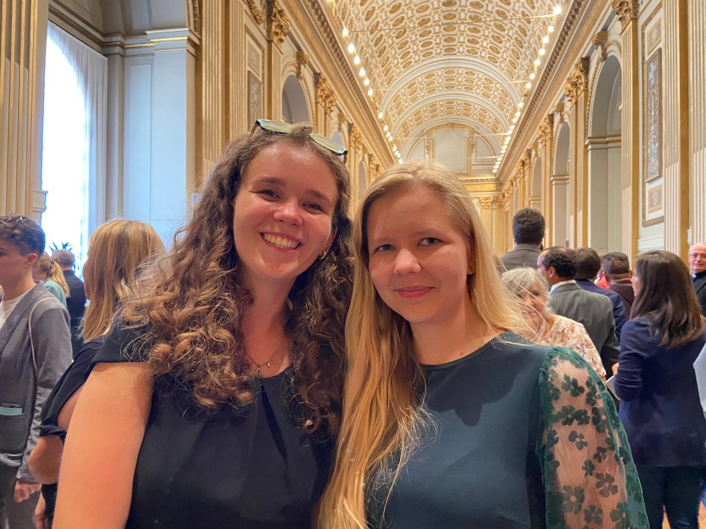 Two faithful from Poland who came for the consistory of their Bishop, Grzegorz Ryś of Łódź.