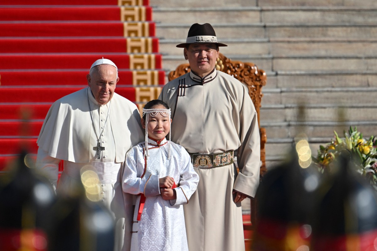 MONGOLIA-VATICAN-DIPLOMACY-RELIGION-POPE-AFP