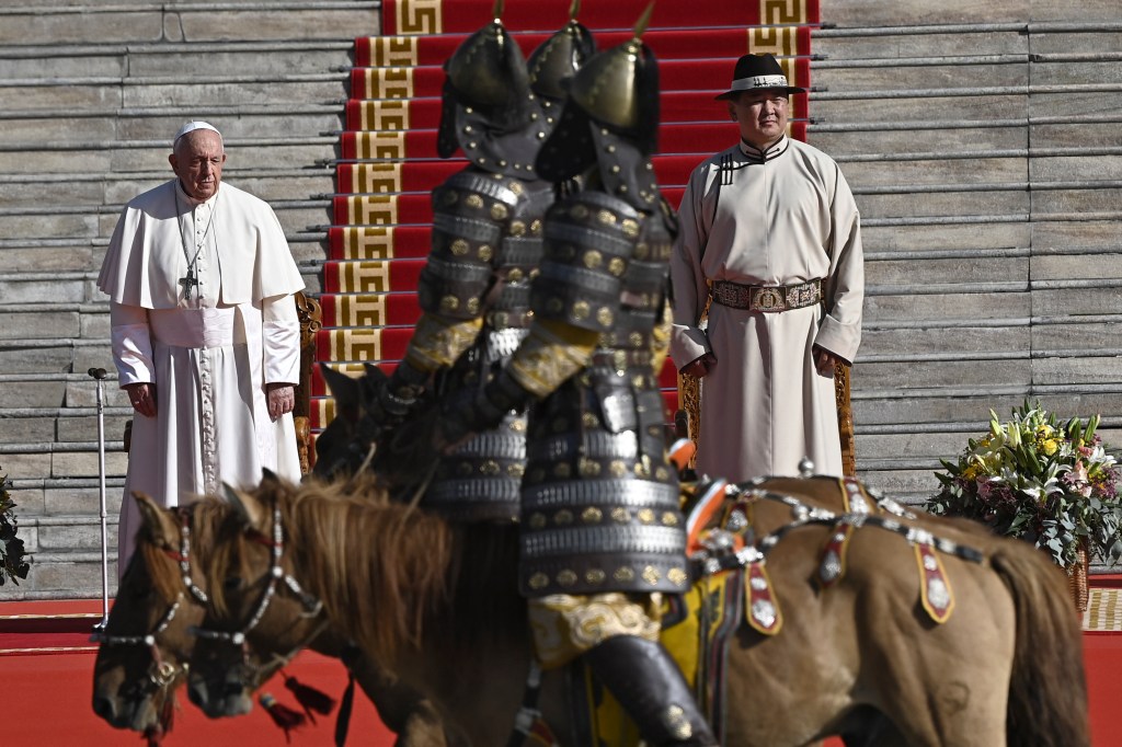 MONGOLIA-VATICAN-DIPLOMACY-RELIGION-POPE