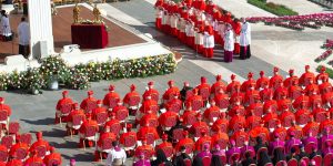 Why are some cardinals wearing black?