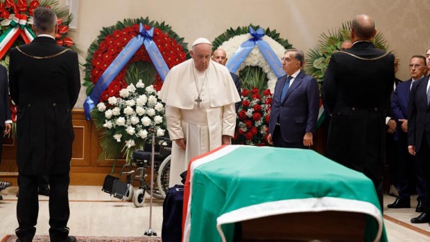 Pope Francis funeral President Giorgio Napolitano