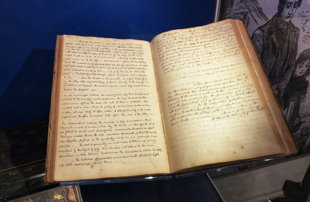 Commonplace book on display in new museum of St. Elizabeth Ann Seton
