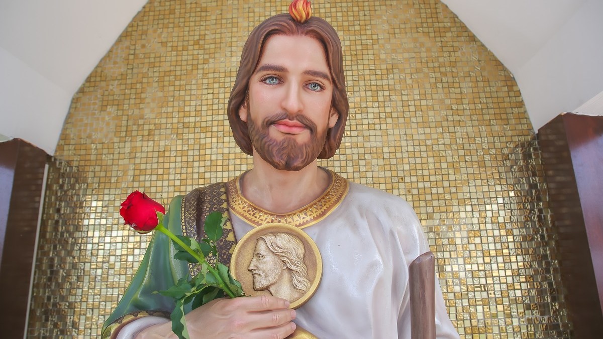 Saint Jude Statue, expressive