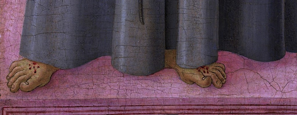 "Saint Francis of Assisi," DETAIL, Antonio de Benedetto Aquilio, Metropolitan Museum of Art