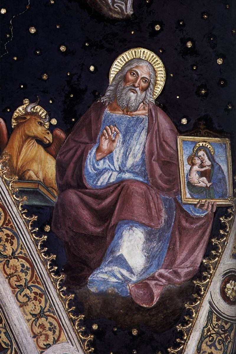 St. Luke, from fresco by Vincenzo Foppa
