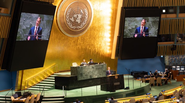 Speaker at UN General Assembly
