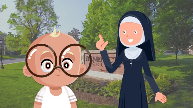 Illustration - When a nun and a baby give advice