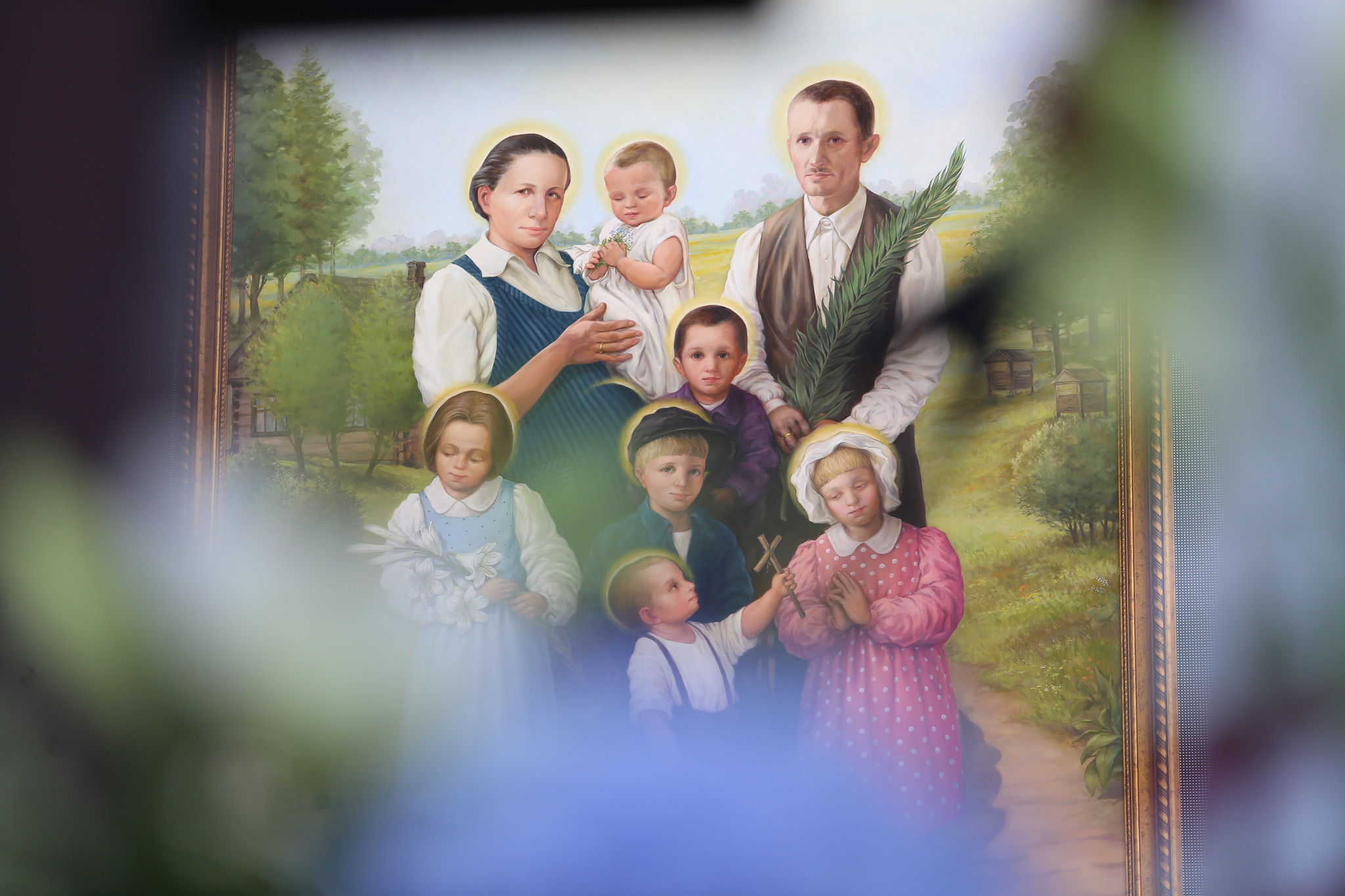 Obraz beatyfikacyjny rodziny Ulmów