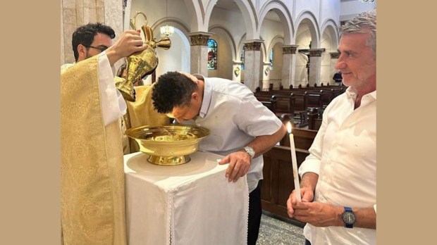 Ronaldo baptism