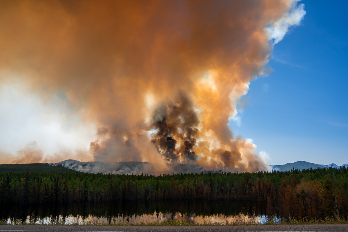 Canadian wildfire