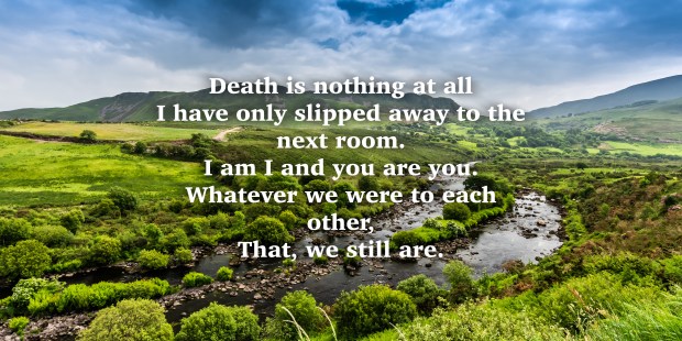 This comforting poem for the departed was adapted by Irish monks