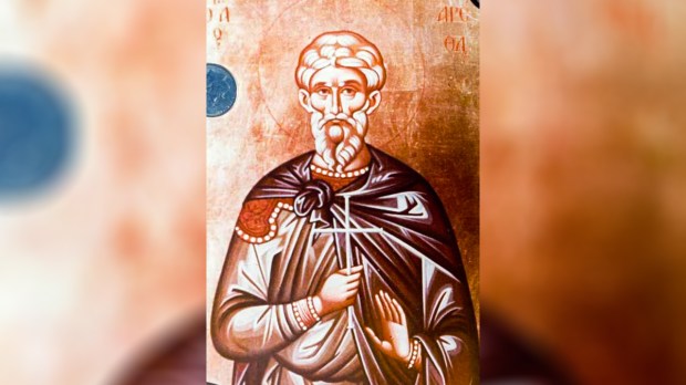 Greek-Orthodox-portrait-of-Saint-Arethas-in-Najran