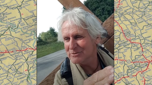 Lindsay Hamon, an Evangelist who travelled across the world for 36 years carrying a 55 pound cross