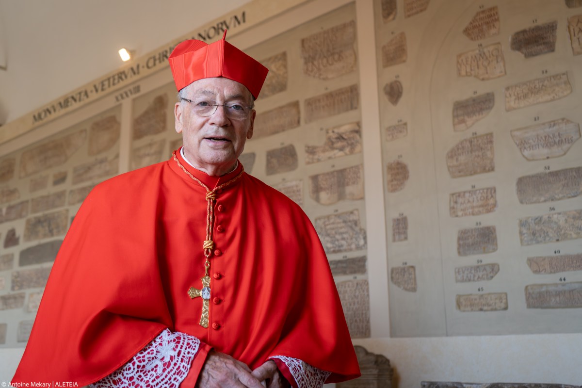 Newly elevated cardinal, Italian archbishop Agostino Marchetto