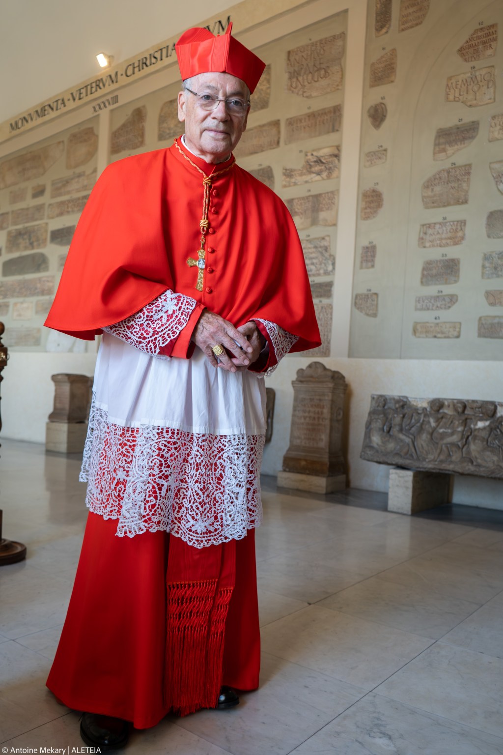 Newly elevated cardinal, Italian archbishop Agostino Marchetto