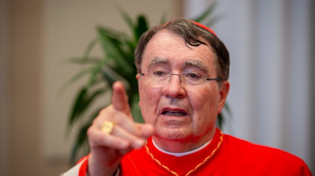 Newly elevated cardinal, apostolic nuncio from the United States, French Christophe Pierre,