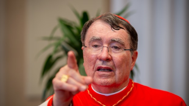 Newly elevated cardinal, apostolic nuncio from the United States, French Christophe Pierre,
