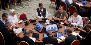 The morning prayer ritual of the synod fathers and mothers