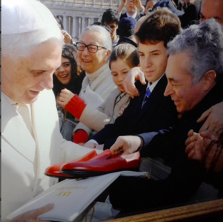 Pope Benedict XVI with Stefanelli