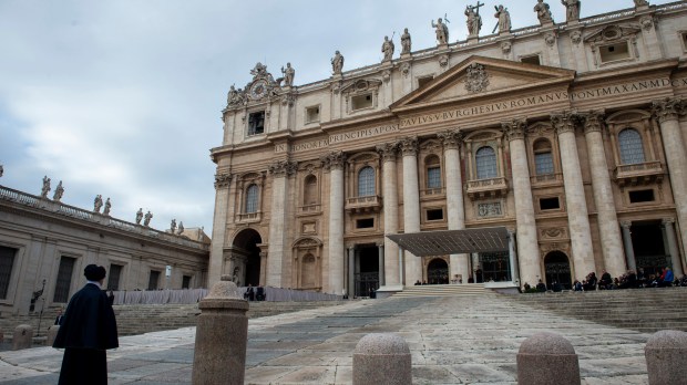 Pope Francis during his weekly general audience in St. Peter's square at the Vatican