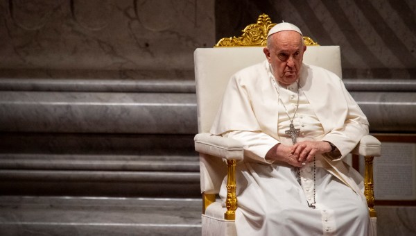 VATICAN-POPE-PRAYER-PEACE-SYNOD2023