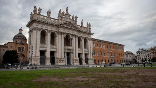 Celebration of the 1,700 years of St. John Lateran Basilica, with Cardinal Vicar Angelo De Donatis presiding over the Capitular Holy Mass.