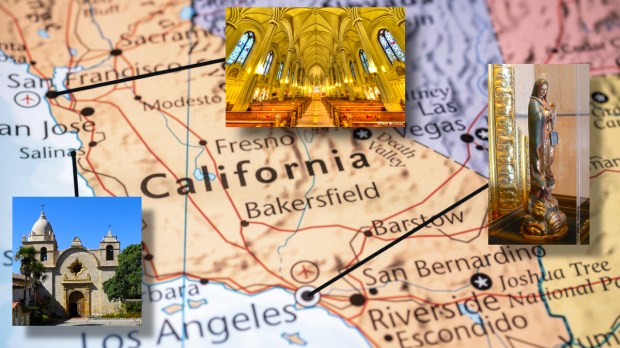 Catholic sites in California