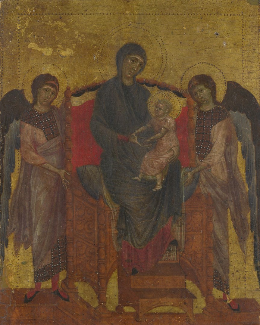 The Virgin and Child from a 1280 polyptych by Cimabue